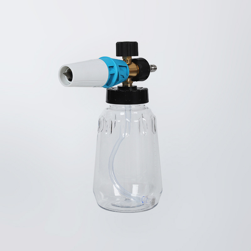 উচ্চ চাপ গাড়ি ধোয়া বন্দুক এবং ফেনা পাত্র