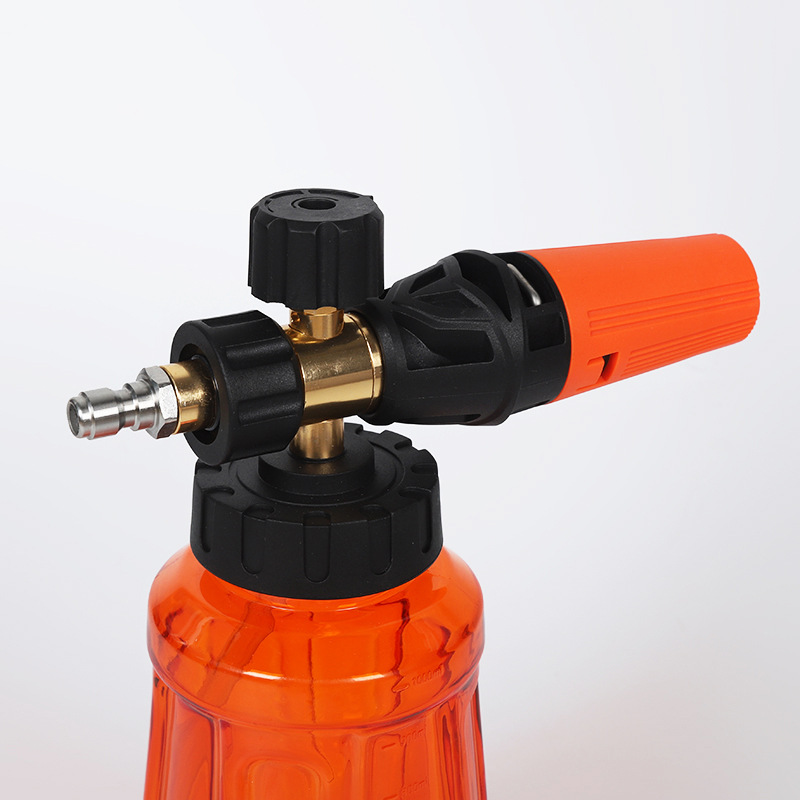 উচ্চ চাপের জল বন্দুক 1/4 দ্রুত প্লাগ ফোম পাত্র