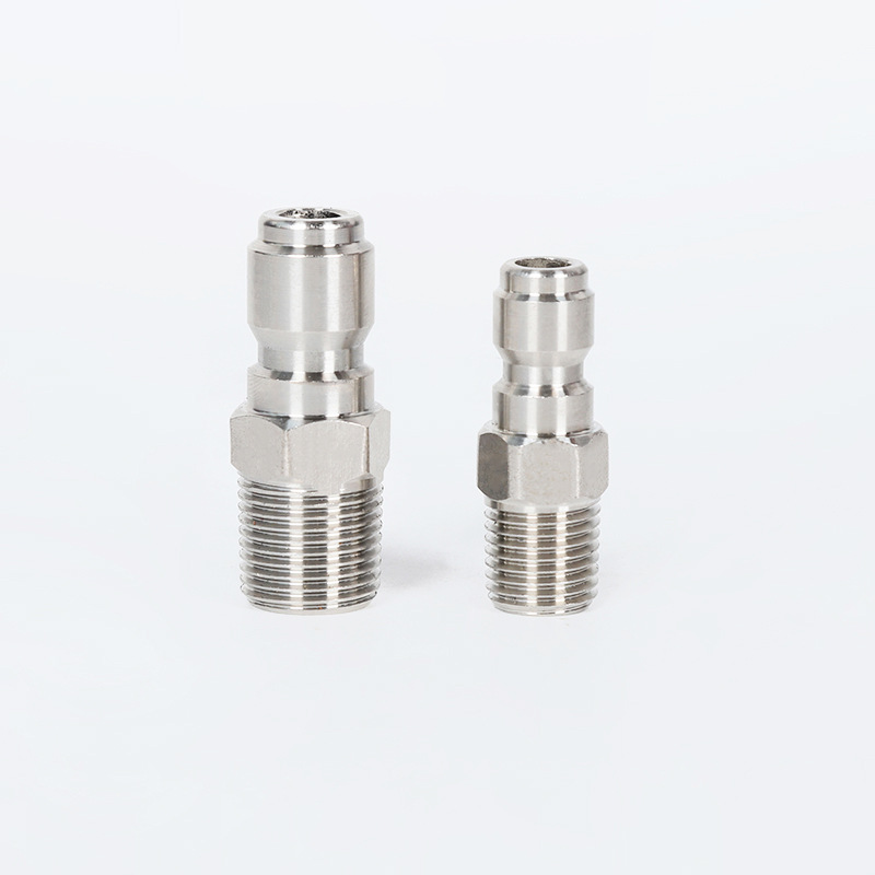 স্টেইনলেস স্টিল দ্রুত সংযোগকারী 3/8 দ্রুত প্লাগ আনুষাঙ্গিক