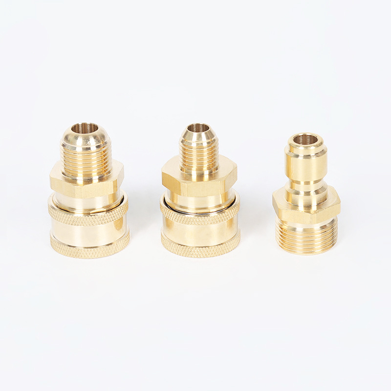 উচ্চ চাপ গাড়ি ওয়াশিং মেশিন পরিষ্কার মেশিন তামা 3/8 দ্রুত প্লাগ