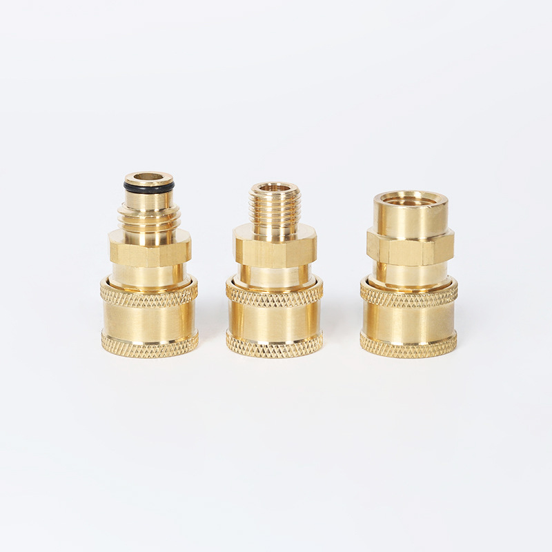 গাড়ি ওয়াশ ওয়াটার অগ্রভাগ হেড রূপান্তর 1/4 ইউনিয়ন দ্রুত প্লাগ