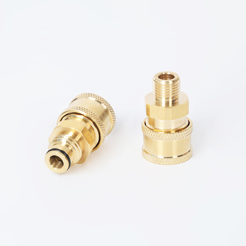 গাড়ি ওয়াশ ওয়াটার অগ্রভাগ হেড রূপান্তর 1/4 ইউনিয়ন দ্রুত প্লাগ