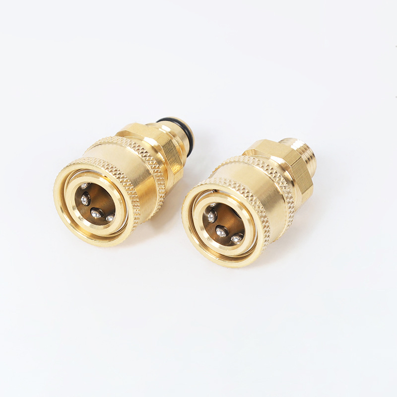 গাড়ি ওয়াশ ওয়াটার অগ্রভাগ হেড রূপান্তর 1/4 ইউনিয়ন দ্রুত প্লাগ