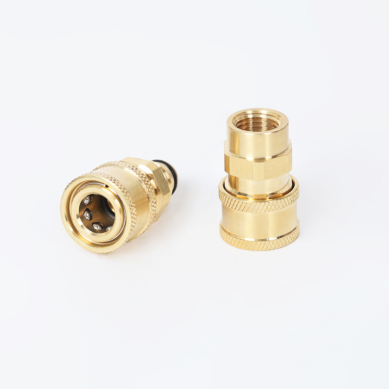 গাড়ি ওয়াশ ওয়াটার অগ্রভাগ হেড রূপান্তর 1/4 ইউনিয়ন দ্রুত প্লাগ