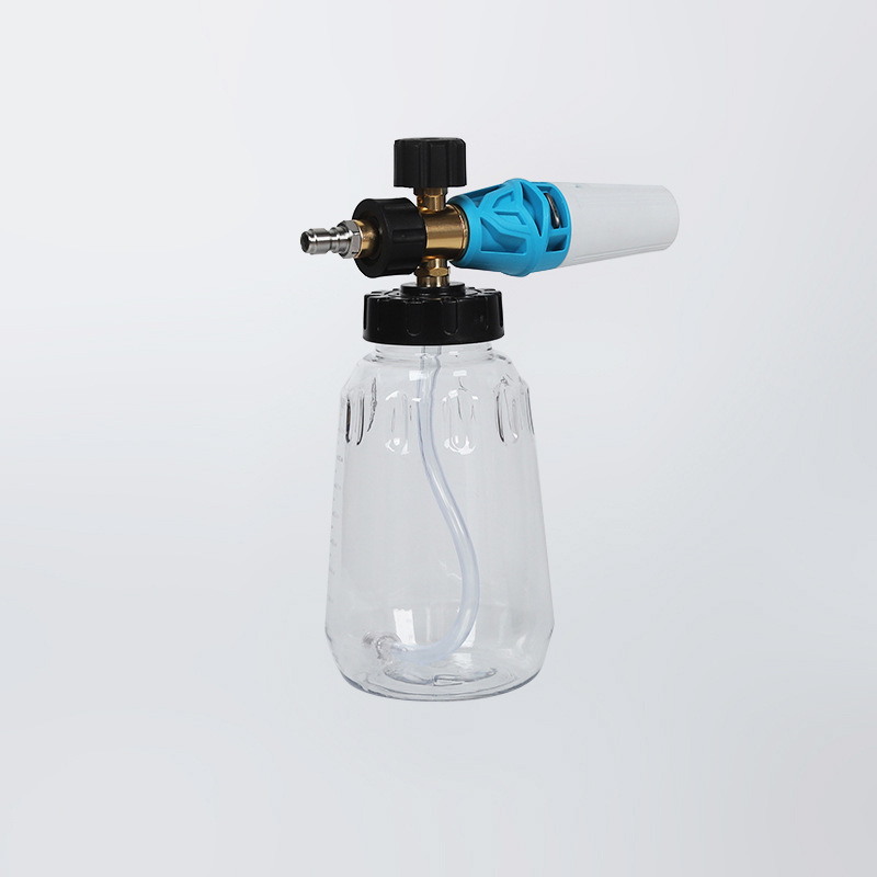 উচ্চ চাপ গাড়ি ধোয়া বন্দুক এবং ফেনা পাত্র