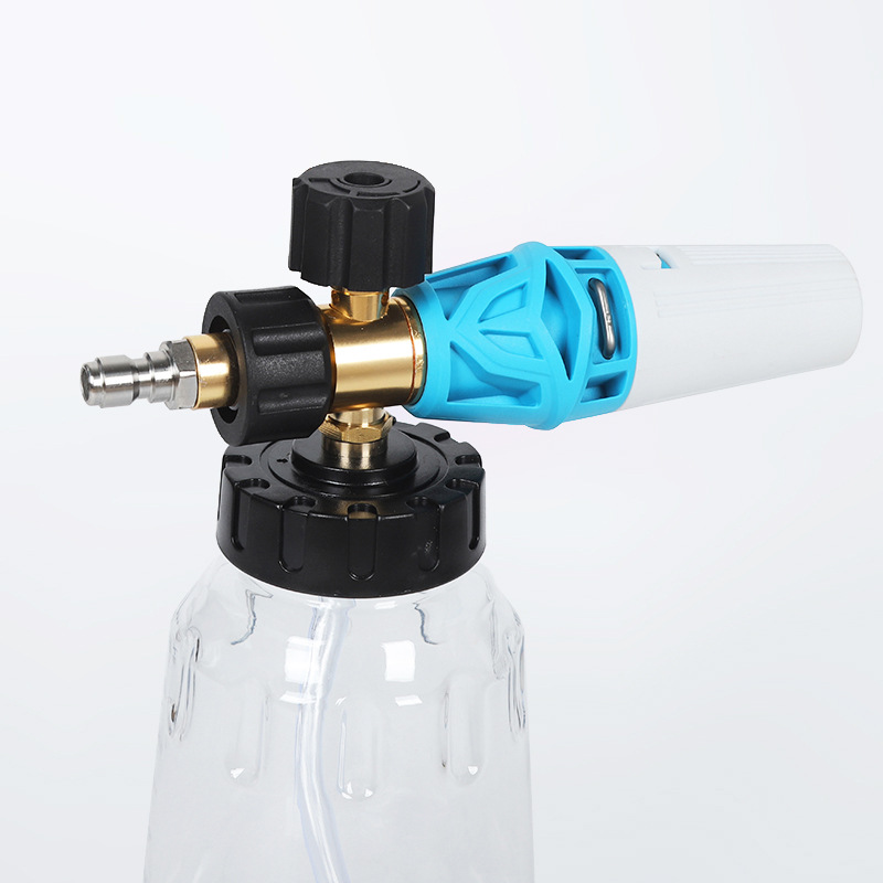 উচ্চ চাপ গাড়ি ধোয়া বন্দুক এবং ফেনা পাত্র