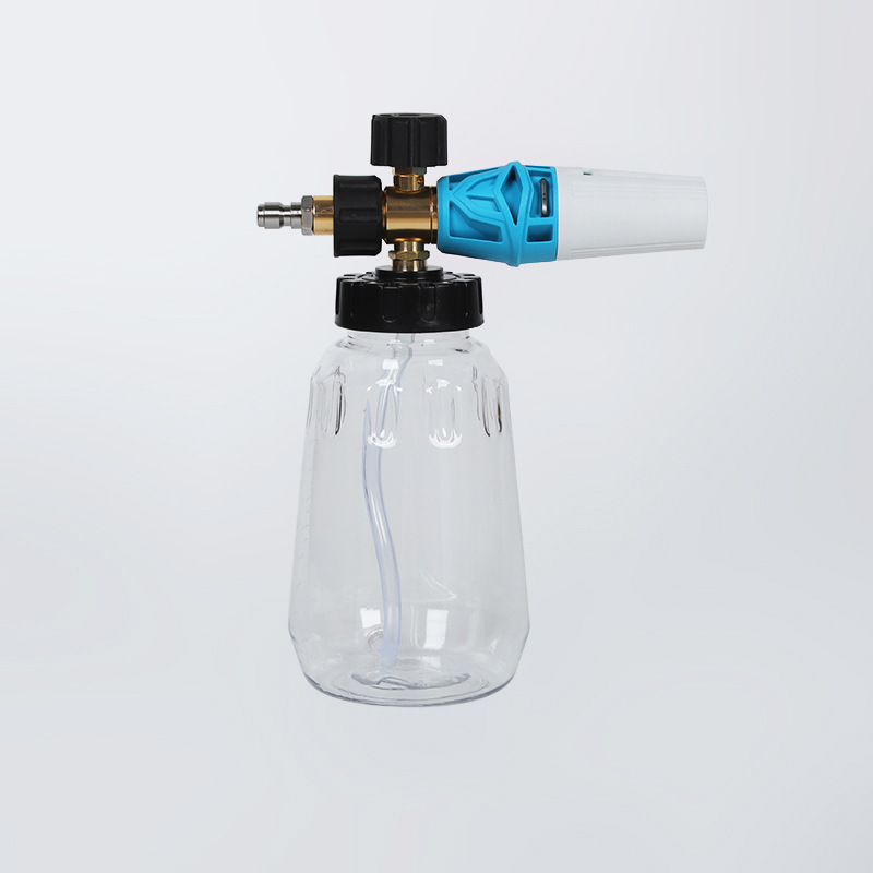 উচ্চ চাপ গাড়ি ধোয়া বন্দুক এবং ফেনা পাত্র