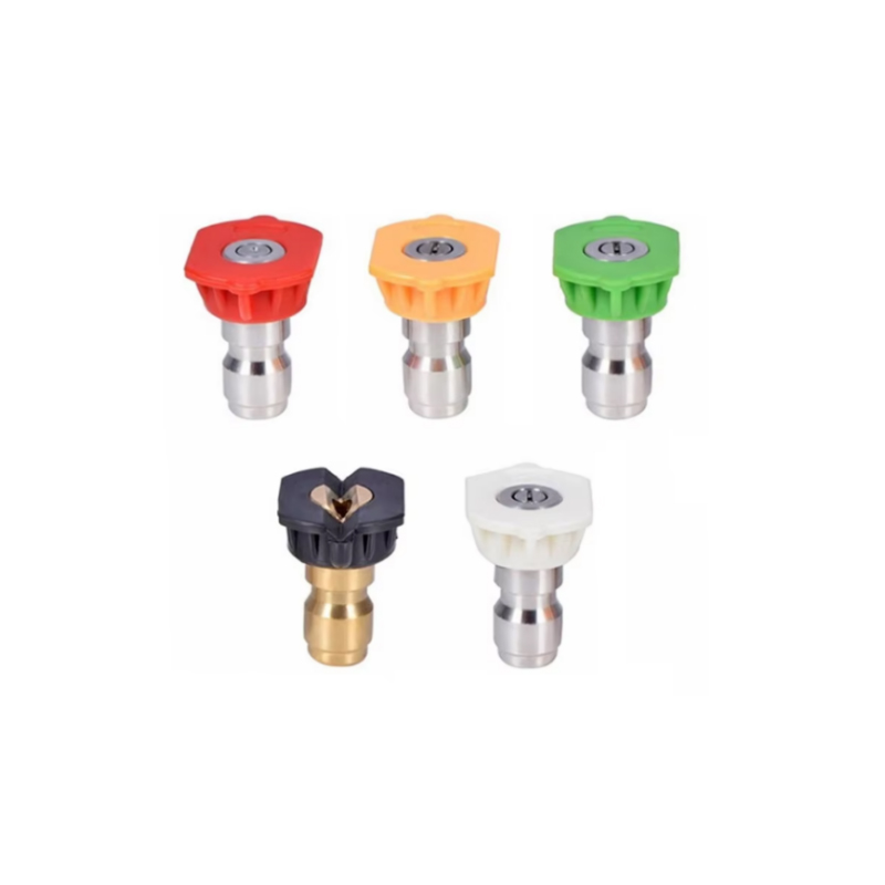 দ্রুত সংযোগ কার ওয়াশ স্প্রে অগ্রভাগ উচ্চ চাপ মাল্টিকোলার অগ্রভাগ